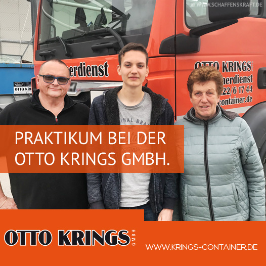Praktikum bei der Otto Krings GmbH.
